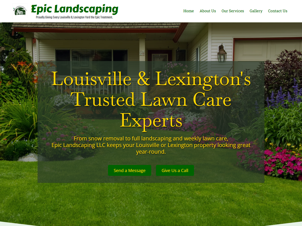 Epic Landscaping website